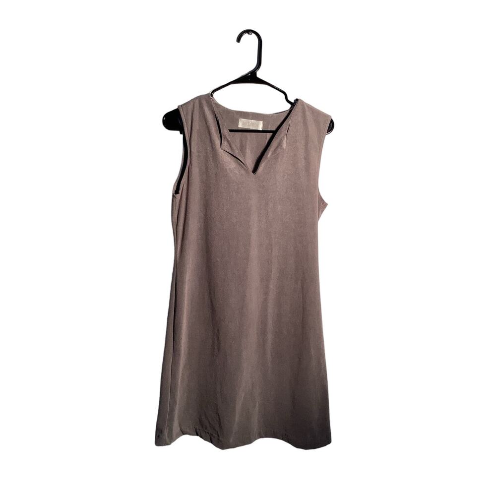 Vintage Basic Equipment Brand Beige Dress Size Medium